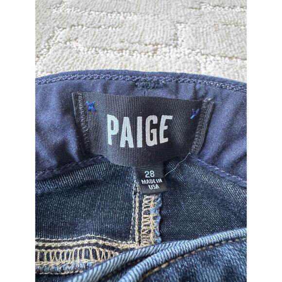 Paige Jeans Skinny Straight Verdugo Ankle Mid Rise Pants Denim - Picture 7 of 9